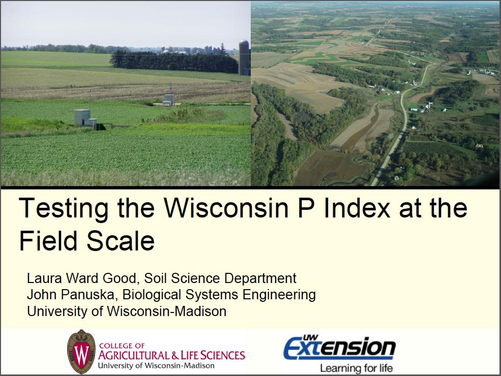 This powerpoint has been adapted from a presentation at the Agronomy Society of America meetings in San Antonio, Texas in October 2011.