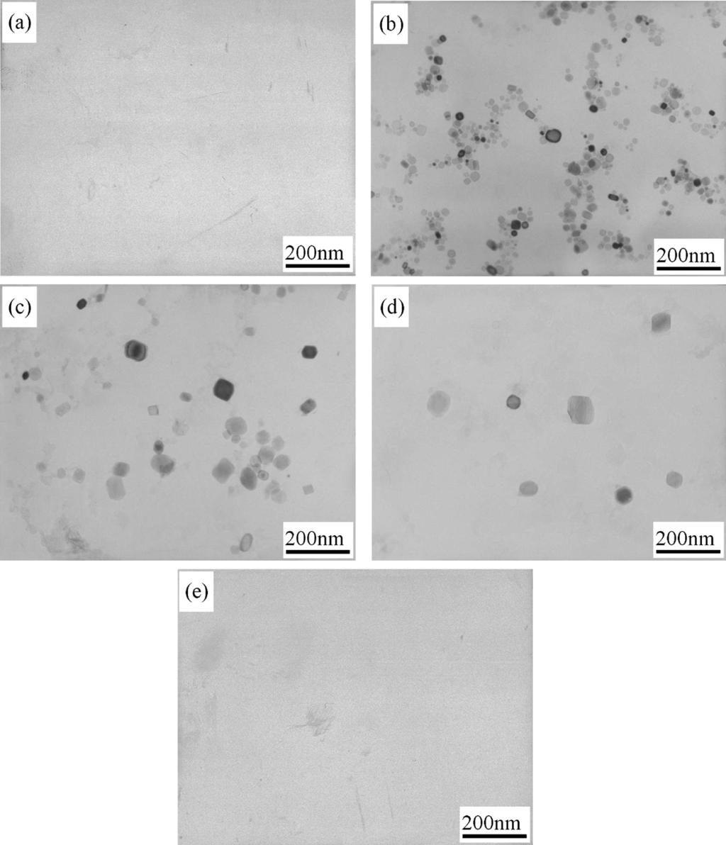 TEM micrographs of the pearlite microstructure in Nb bearing weld metal normalized at different temperatures for 2 h: (a) lamellar pearlite normalized at 920 C; (b) degenerated pearlite normalized at