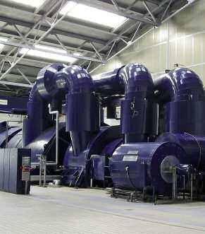 Cogeneration steam turbines have a modular construction, enabling the production of back pressure and condensing turbines with or without controlled extraction.