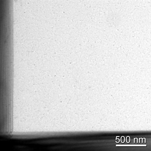 present in the cell. Note the contrast from the nanocrystalline Li 4 Ti 5 O 12 in the background.