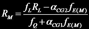 R B =R P /α K α *. Finally, when no evaporation is possible, h=1, bound water is in equilibrium with atmospheric vapor, R B =R A /α *.