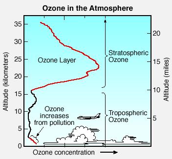 Ozone 12-3 Ozone Three atoms per molecule instead of the normal oxygen