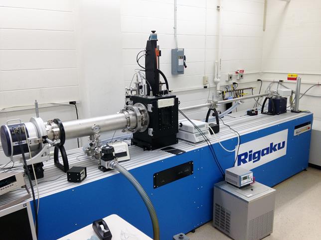 Rigaku SAX system Sample to detector distance 2 meters Cu Ka micro source Fixed area detector 10