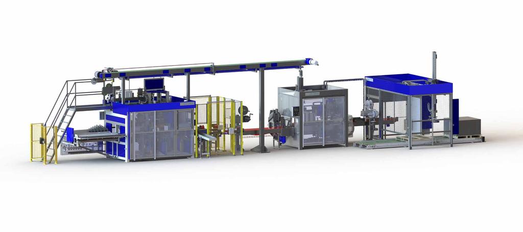 The SW8-20 Spooler is developed for fully automatic, in or off line packaging and palletizing of wire, cable and other flexible products onto spools 216mm (8,5") 500mm (20") in overall diameter.