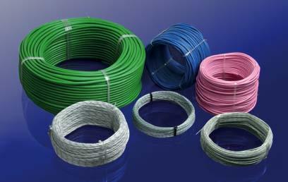 rings, on coils and cable drums insulated thermocouple wires for temperatures up to 1200 C max extension cables for