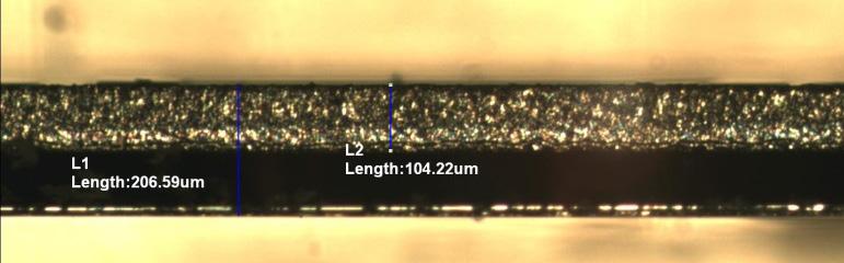 µm GaN Sapphire Scribe