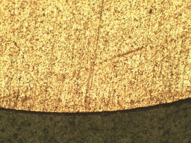 Ablation of 6 µm thick Parylene on copper b 20 μm 50 micron 50