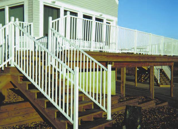 ... Deck / Porch Railing Aluminum Deck/Porch Railing designed to offer you strength and elegance.