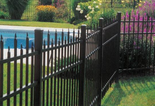 Quality Specifications Residential - SR Specrail Residential (SR) aluminum fencing offers a combination of durability, strength and clean appearance, and will keep their attractive finish over a
