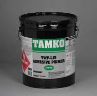 of properly sealed TAMKO waterproofing membranes.