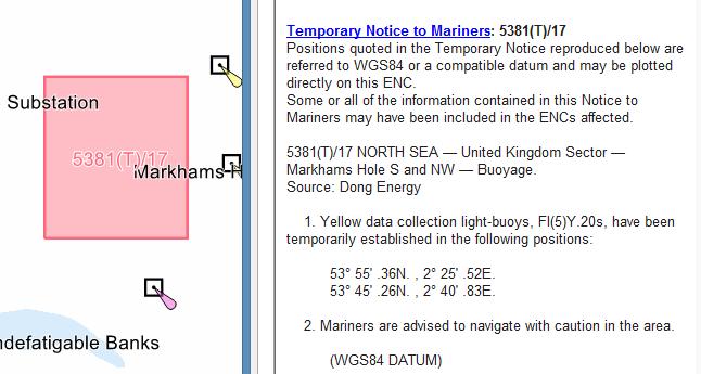 Managing T&P NMs with AIO T&P NMs The UKHO issues a weekly bulletin of Temporary and Preliminary Notices to Mariners (T&P NMs) which contains temporary information of navigational interest to