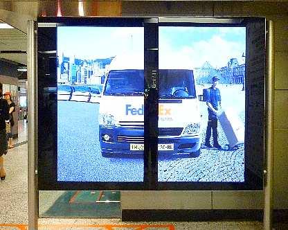 Client Credentials FedEx Digital Panels allow great flexibility for creative execution.