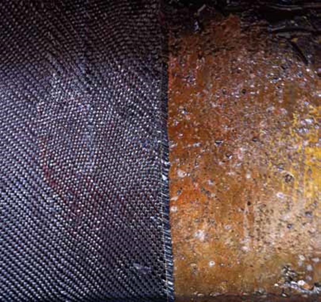 WET LAYUP Layers of carbon or glass fabric saturated with epoxy