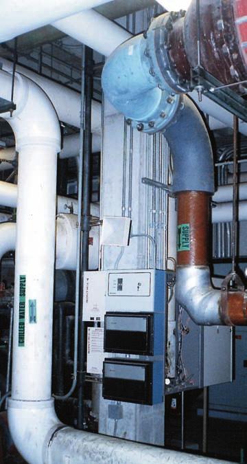 Cooling water lines at Jollyville Pump Station installed in 1988 50 years of service life.