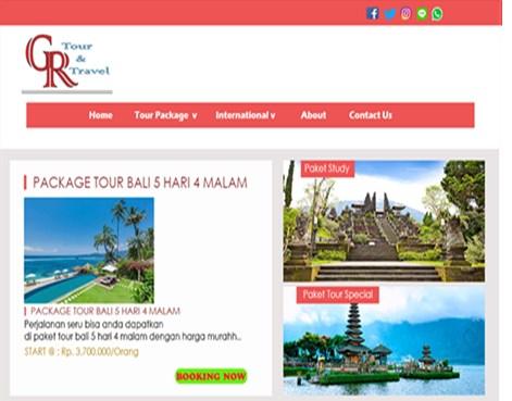 For Tour Package Menu, it must have complete information about cost, facility, location of lodging, and departure date, so that every person who visit this website to see information about tour