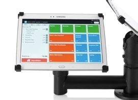 customers POS screen Order and cost overview for