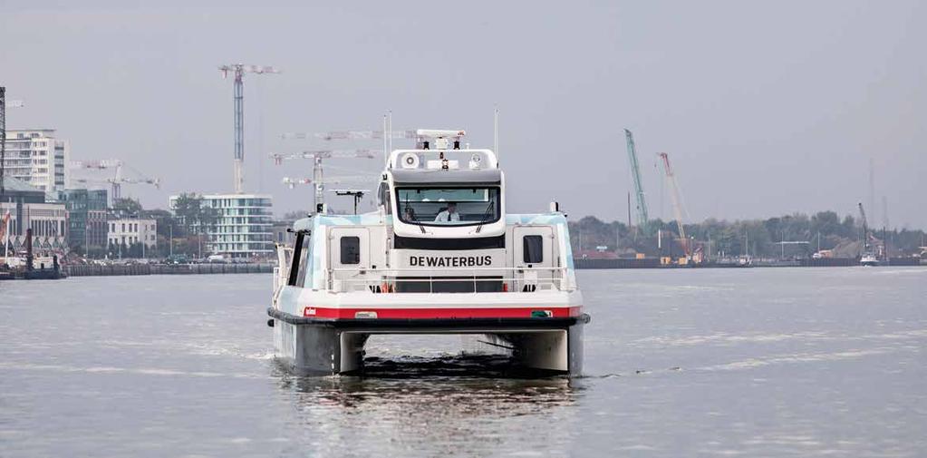 ALL-IN-ONE WATER BUS SUITABLE FOR Passengers and bikes Scoot mobiles Connecting multiple stops en route Fast boarding of passengers Sight seeing WATER BUS SIZES 18-24 m PASSENGERS 40-200 SPEED 8-23