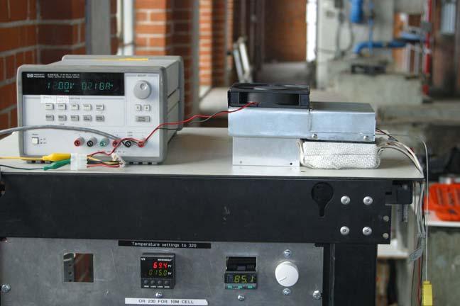 Figure 7: Benh testing the generator Power Management In order to power the LED and the fan from the module, a power eletronis iruit will be required.