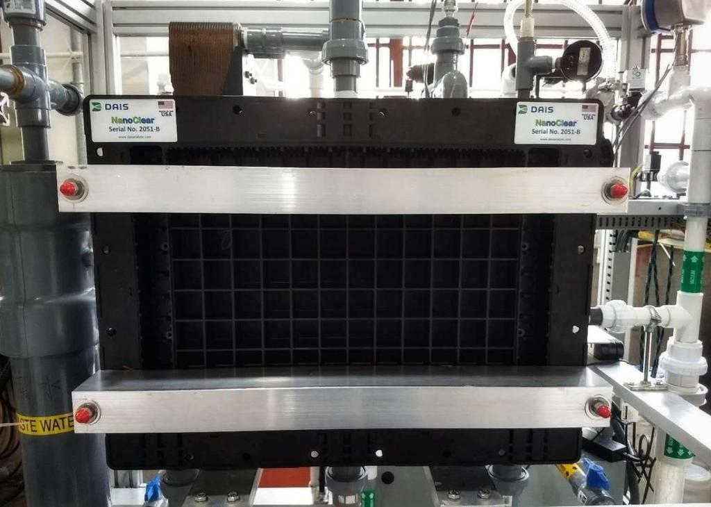 Case Study Shanghai, China 1 m 3 /day Waste heat provided Objective Evaluate with high-salinity wastewater Currently feeds to four-step nanofiltration process Motivation Seeking cost-effective method