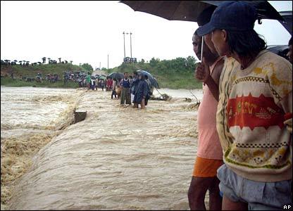 days while more than 10 million remained marooned in their villages or homeless on
