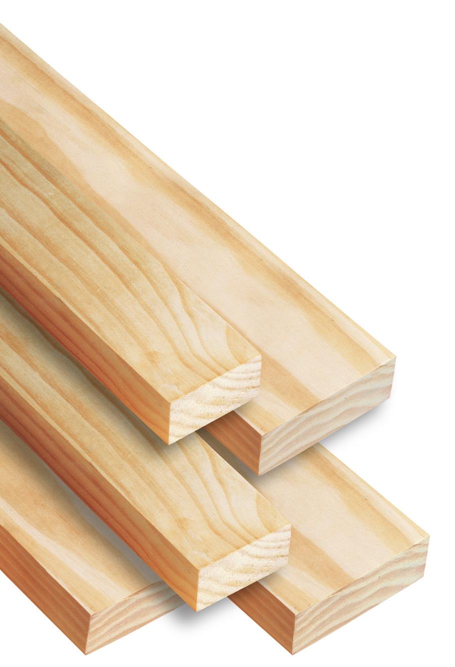 88m Finger Joint Pine Blanks Finger Joint Pine Blanks are precision milled for high quality and are consistently straight and uniform.