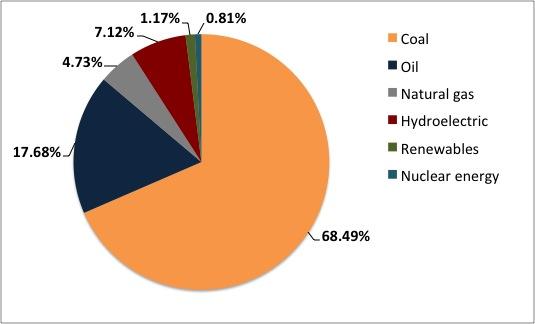 The role of coal in national energy markets China