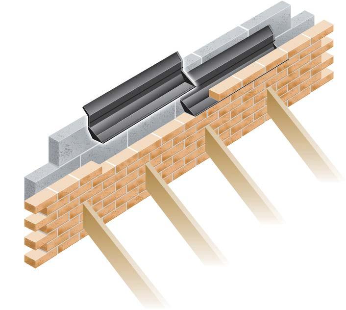 Inter-loc Horizontal Cavity Trays Preformed horizontal leaded cavity tray system At abutment of a flat roof with a cavity wall At the abutment of a lean-to or mono pitch roof with a cavity wall Over