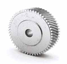 Helical Gear for Power Tool Material Requirements Used in a precision miter saw This part required the ability to achieve high strength along with high density to