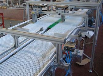 Conveyor length up to 40 m per drive (Depends on load, accumulation, bends, and