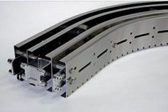 Conveyor beams types & widths: Wash down design