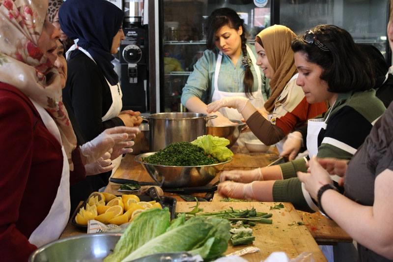 This supports refugees and other newcomers to access employment in the food sector, helps them improve basic