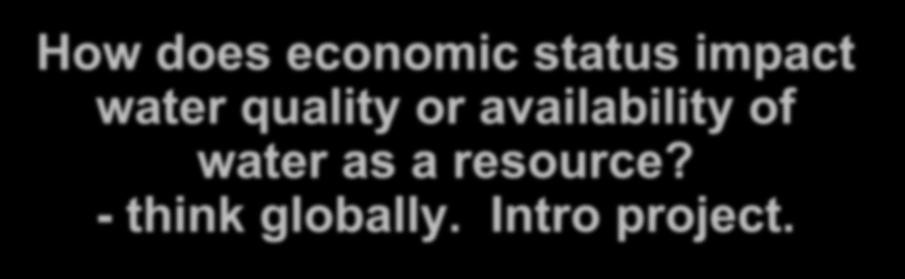 How does economic status