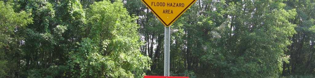 Flood Hazard Sign