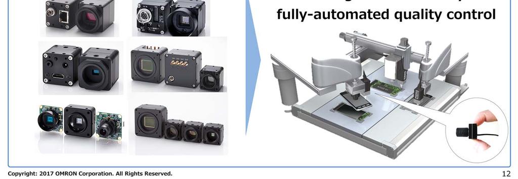 Sentech boasts more than 200 industrial camera models and has superior technological expertise in developing high-resolution, compact solutions for use in factory automation.