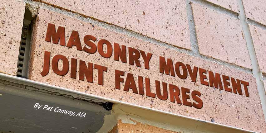 Masonry movement joints are one of the most misunderstood and underappreciated technical issues in the masonry industry.