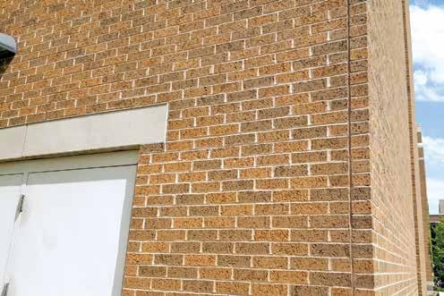 locate a movement joint further away from the corner, not to exceed 20 ft. Movement joints do not need to be located at the outside corner of masonry walls.