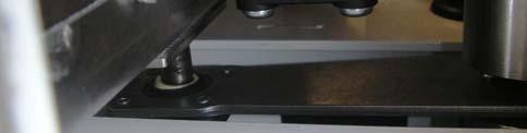Once the drive assembly has been located, place the blade cartridge posts in the