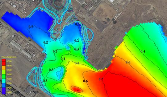 Assessed potential project impacts to the nearshore wave climate, currents, and sediment transport processes.