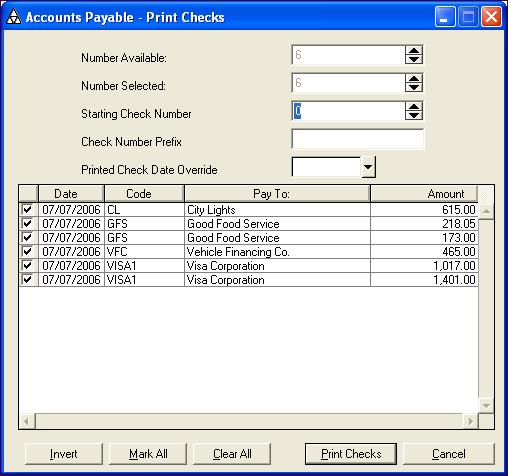 2 Printing AP Money Transactions Lesson 4: Printing AP Money Transactions For more detailed information, refer to Chapter 5 of the Accounts Payable Module User s Guide.