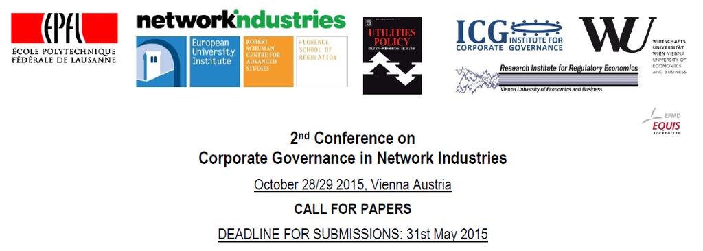 conferences Overview Network industries offer a highly interesting research area, as business operations generally need to account for both competition and regulation.