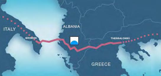 Pipeline Route TAP shall connect the existing national grids in Greece and Italy TAP is the shortest pipeline link
