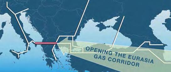 Diversification and Supply Security TAP opens the access to new gas supply sources in the Caspian and Middle Eastern region TAP will add gas storage in Albania to provide security