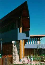 24 Pre-assembled timber frame for visitor s centre Achieving high quality. The National Forest Millennium Discovery Centre, known as Conkers, attracts 300 000 visitors a year.