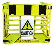 danger zone Strong and durable high-density polyethylene (HDPE) plastic construction means