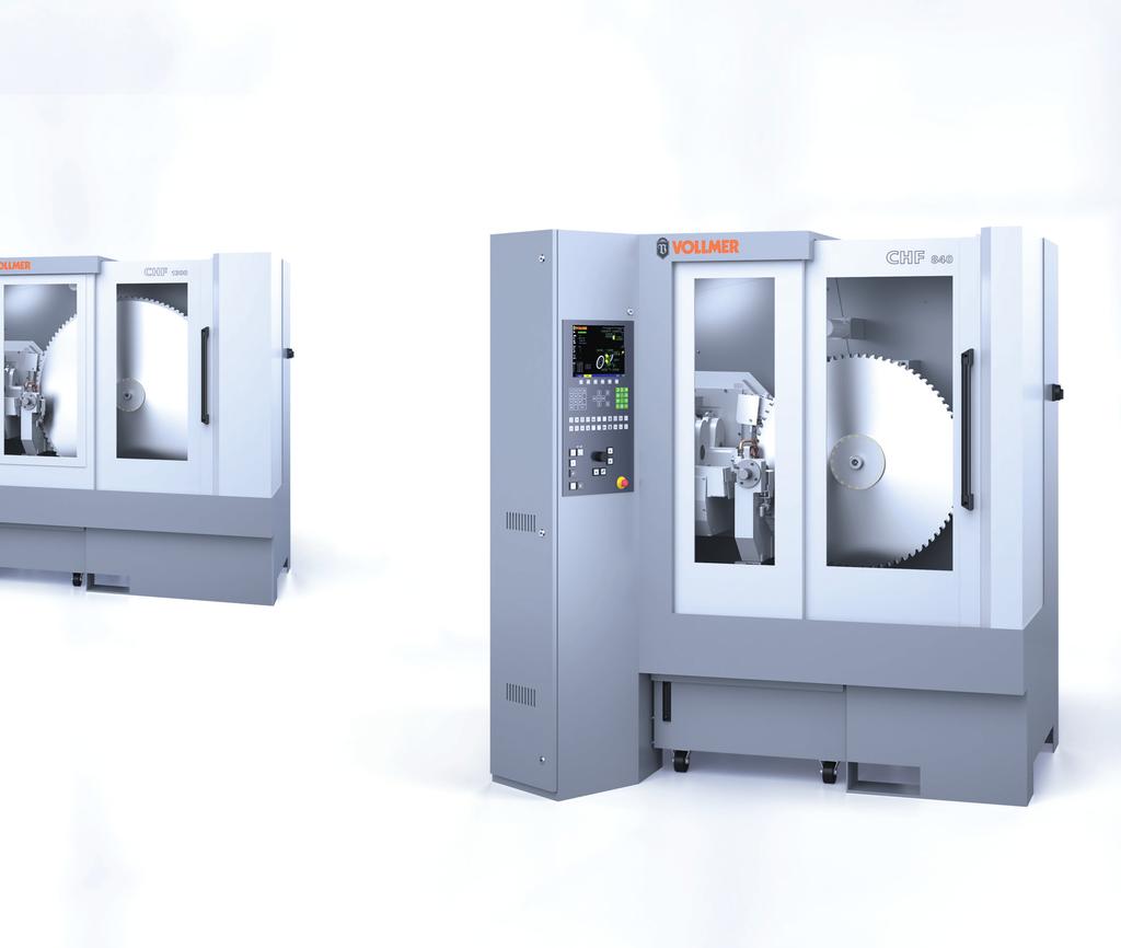 THE FUTURE IS NOW: CHF 84 and CHF 13 1 4 2 3 5 8 13 8 84 Machine available for two different diameter ranges: 8 84 mm or 8 13 mm 1 COMPACT DESIGN Space-saving design and optimal accessibility for