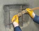 Allow application to dry before applying repair mortar.