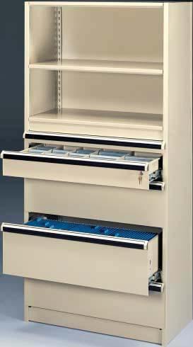 Fits All L & T Shelving High Density Storage Drawers can be added to any new or existing L&T Shelving installations (excludes L&T Library Shelving.