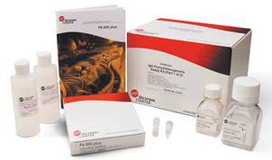 The IgG Heterogeneity and Purity Assay Kit. P/N A10663. Fast Glycan Sample Preparation Workflow 3 : A human Serum antibody (Sigma PN I4506) was reconstituted to a 10 mg/ml solution in 150 mm NaCl.