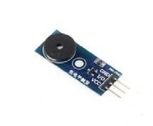 4.4 Buzzer Buzzer is an audio signaling device, which is used to give alert sound when error is occurred while selecting the source and destination place. The working voltage is 5v.