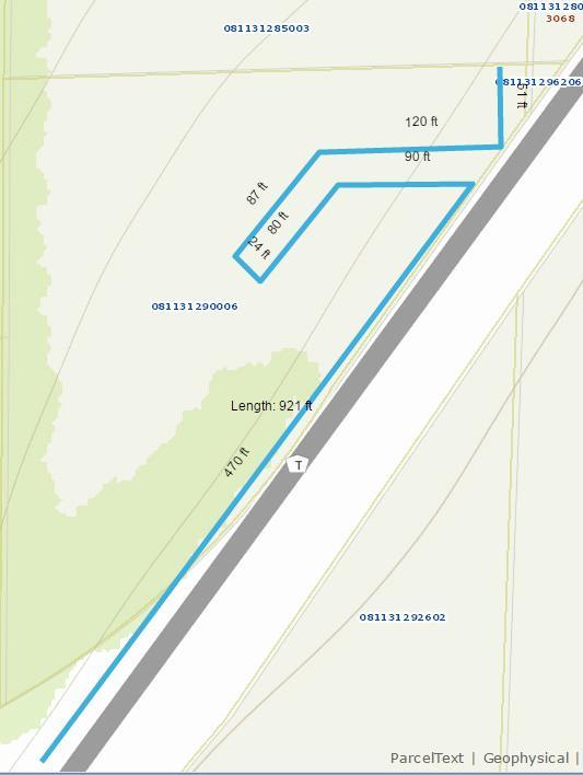 A site plan would be greatly appreciated. Attach map of parcel with the driveway marked on map. See example above.